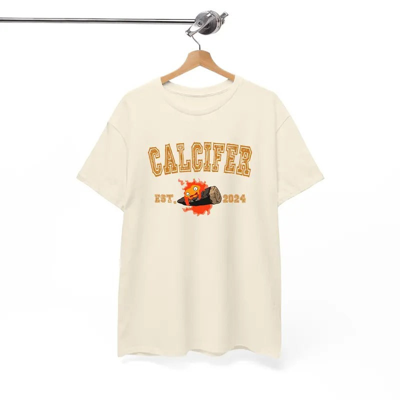 Calcifer Howls Moving Castle Howl Sophie - Adult & Kids T-Shirts, Sweatshirts & Hoodies apparel design preview 1