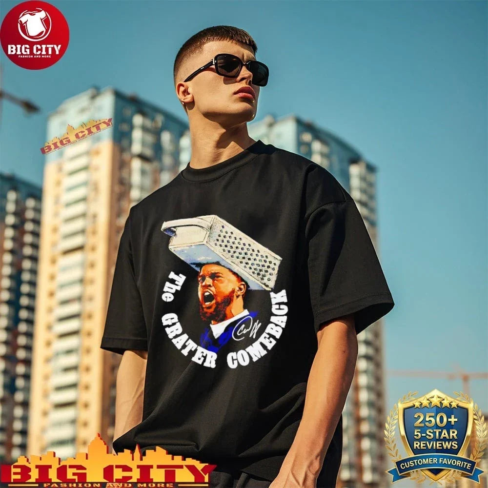 Caleb Williams Chicago The Grater Comeback signature - Adult & Kids T-Shirts, Sweatshirts & Hoodies apparel design preview 1