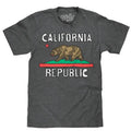 California Republic Gray - Adult & Kids T-Shirts, Sweatshirts & Hoodies apparel design preview 1