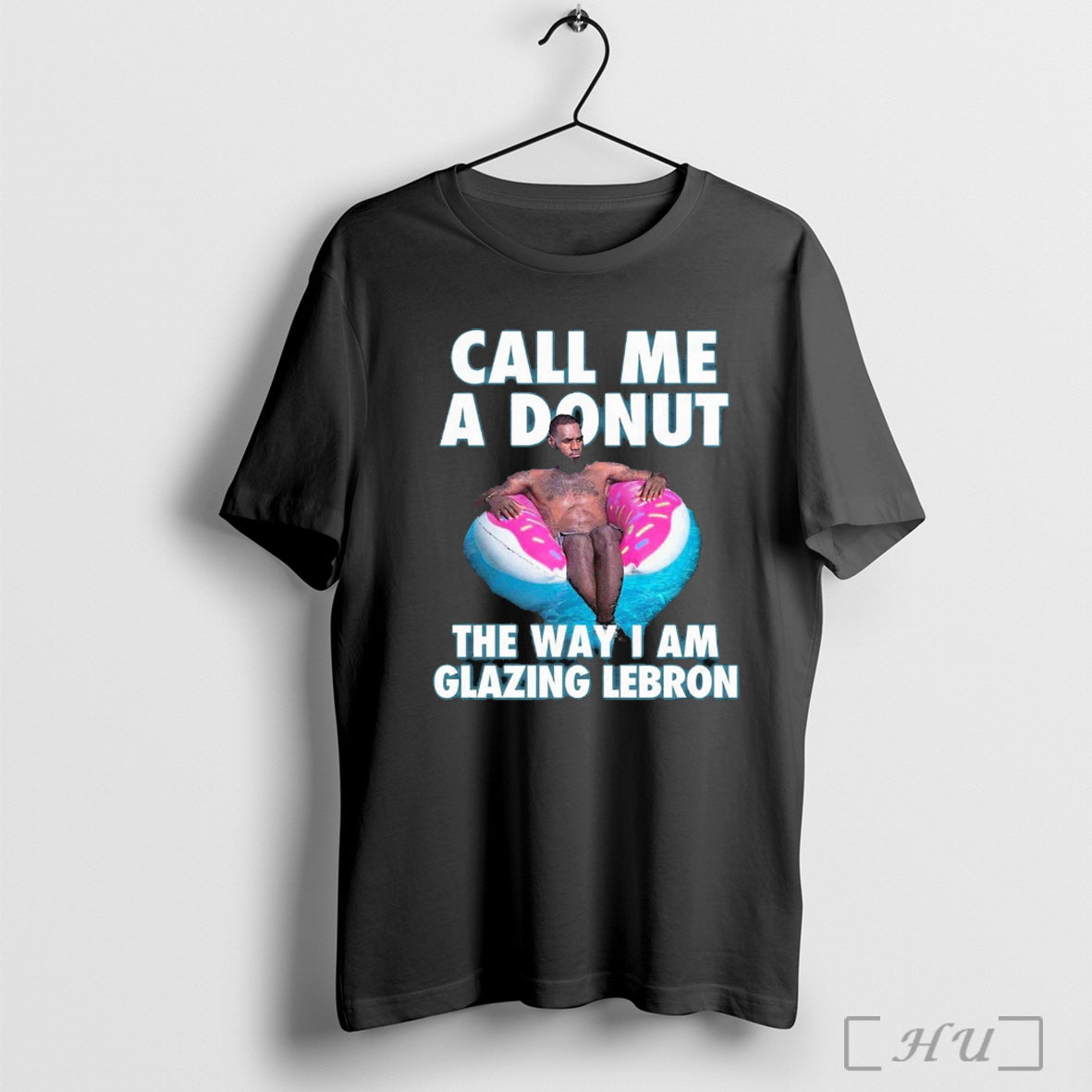 Call Me A Donut The Way I Am Glazing Lebron Graphic - Adult & Kids T-Shirts, Sweatshirts & Hoodies apparel design preview 1