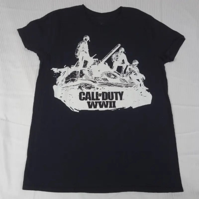 Call Duty WWII Video Game Black - Adult & Kids T-Shirts, Sweatshirts & Hoodies apparel design preview 1