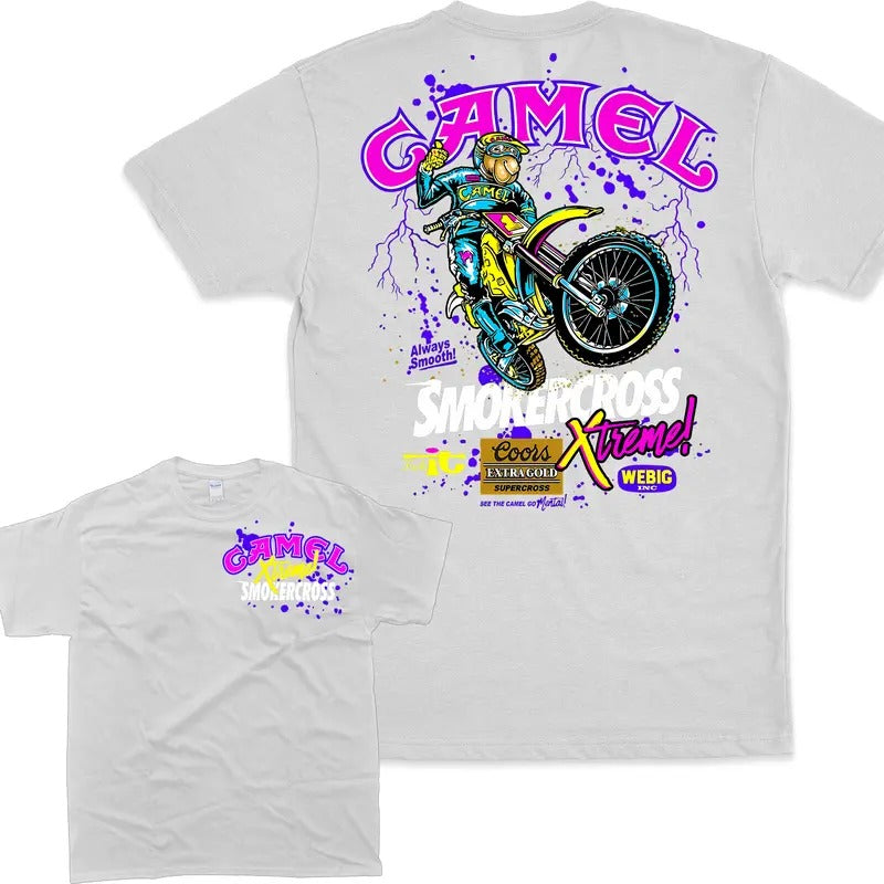 Camel Motorsport Supercross Extreme Summer Casual - Adult & Kids T-Shirts, Sweatshirts & Hoodies apparel design preview 1