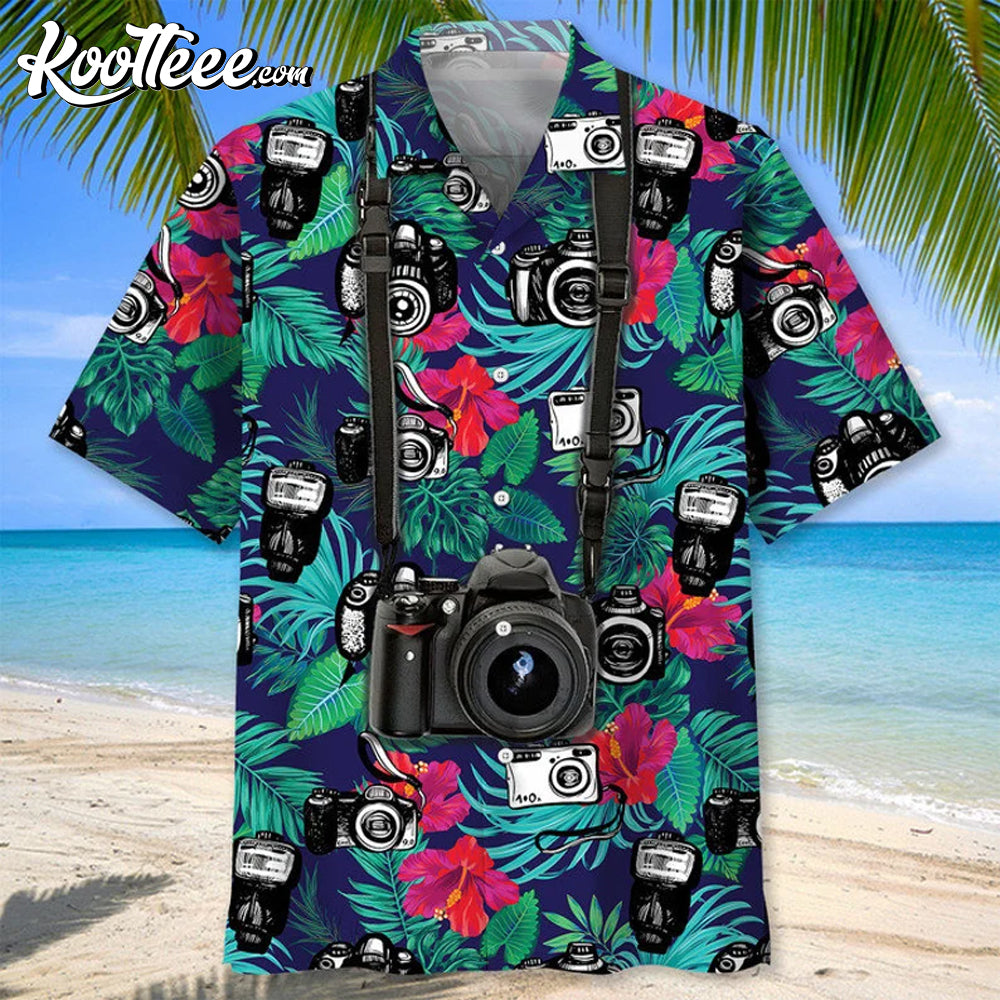 Camera Tropical Hawaiian - Adult & Kids T-Shirts, Sweatshirts & Hoodies apparel design preview 1