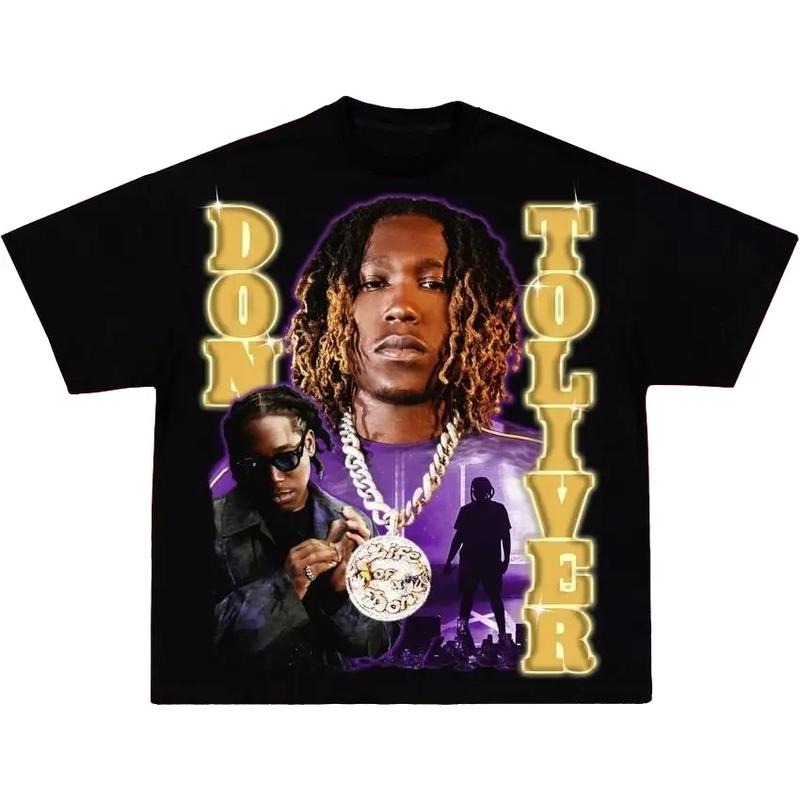 Camiseta Vintage Don Toliver SP 2023 Double Side - Adult & Kids T-Shirts, Sweatshirts & Hoodies apparel design preview 1