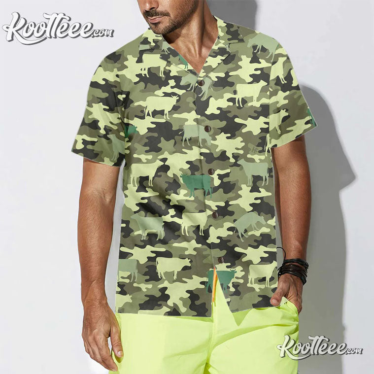 Camouflage Cow Funny Best Hawaiian - Adult & Kids T-Shirts, Sweatshirts & Hoodies apparel design preview 1