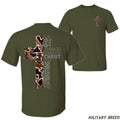 Camouflage Cross Inspirational Scripture Bold - Adult & Kids T-Shirts, Sweatshirts & Hoodies apparel design preview 1