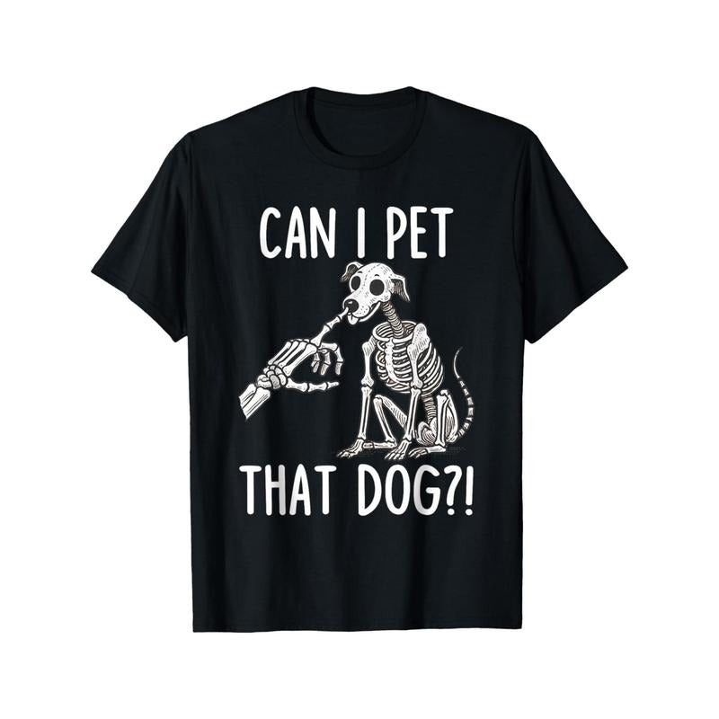 Can I Pet That Dog Halloween Skull Made Usa - Adult & Kids T-Shirts, Sweatshirts & Hoodies apparel design preview 1