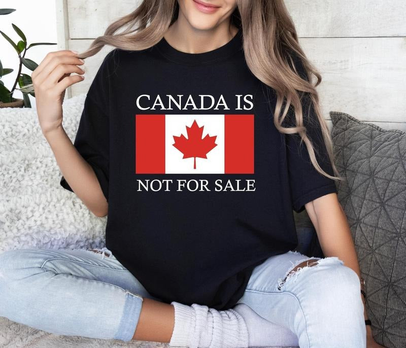 Canada Is Not Sale Free Canadiansstyle{N002}2 - Adult & Kids T-Shirts, Sweatshirts & Hoodies apparel design preview 1