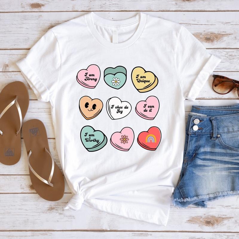 Candy Valentine Conversation Woman Girlfriend Cute - Adult & Kids T-Shirts, Sweatshirts & Hoodies apparel design preview 1