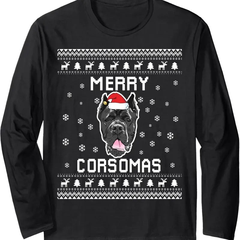 Cane Corso Dog Owner Ugly Holidays - Adult & Kids T-Shirts, Sweatshirts & Hoodies apparel design preview 1