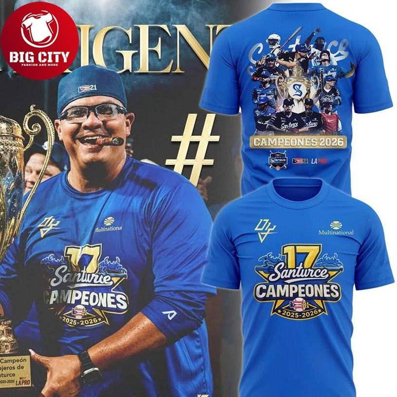 Cangrejeros de Santurce 2026 Campeon Pro League Two - Adult & Kids T-Shirts, Sweatshirts & Hoodies apparel design preview 1