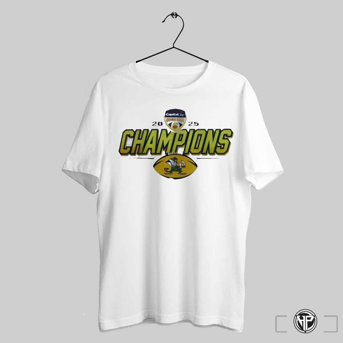 Capital One Orange Bowl 2025 Champions Notre Dame - Adult & Kids T-Shirts, Sweatshirts & Hoodies apparel design preview 1