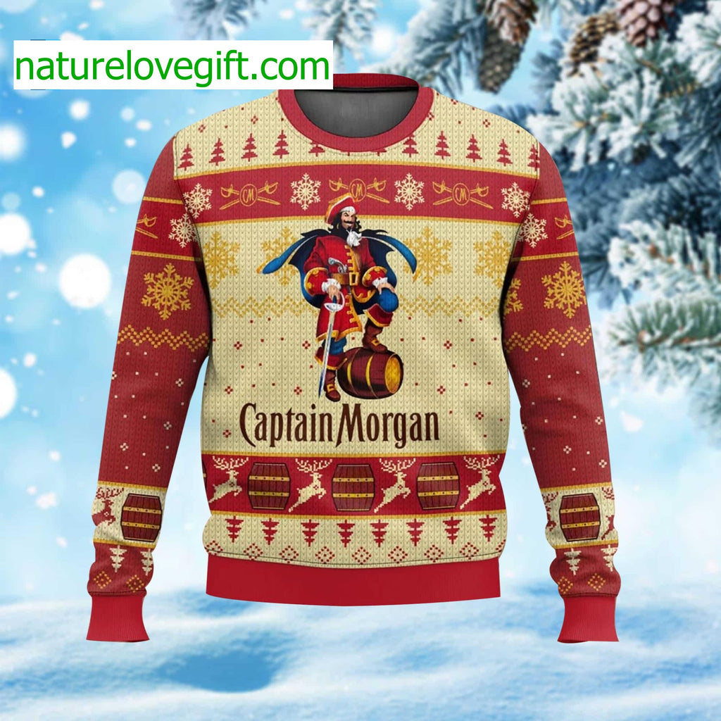 Captain Morgan Ugly Christmas Sweater - Holiday Gift product image