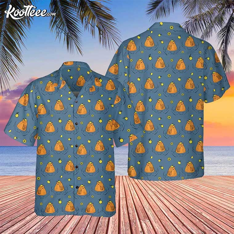 Capybara Summer Animal Gift Hawaiian - Adult & Kids T-Shirts, Sweatshirts & Hoodies apparel design preview 1