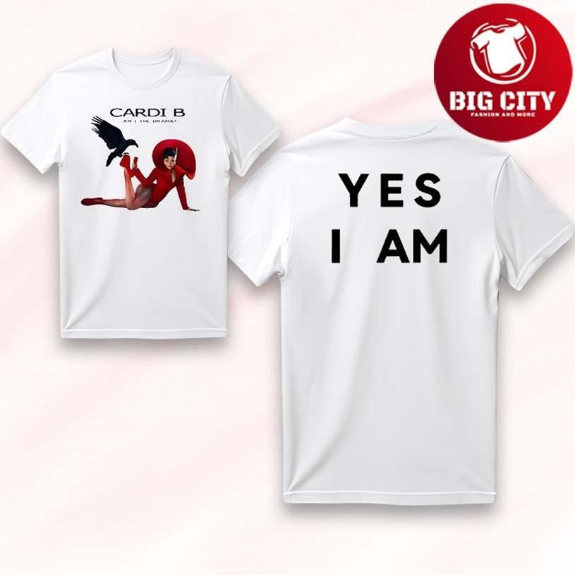 Cardi B Am I The Drama Album 2026 Two Sided - Adult & Kids T-Shirts, Sweatshirts & Hoodies apparel design preview 1