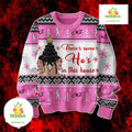 Cardi B Holiday Gift Hos In This House Ugly Christmas Sweater - Holiday Gift product image