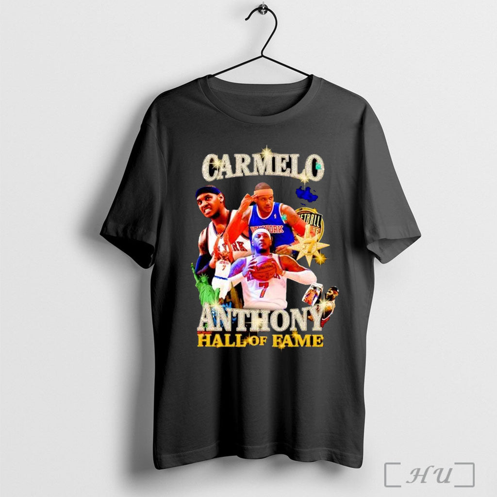 Carmelo Anthony Hall Of Fame - Adult & Kids T-Shirts, Sweatshirts & Hoodies apparel design preview 1