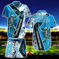 Carolina Panthers Skeleton Design Hawaiian 896897 - Adult & Kids T-Shirts, Sweatshirts & Hoodies apparel design preview 1