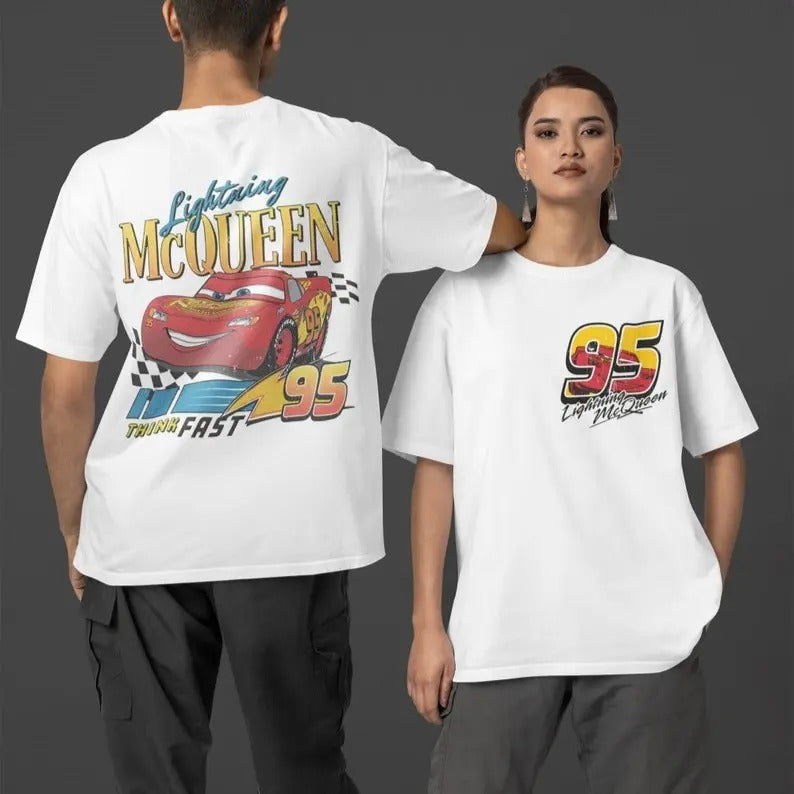 Cars Lightning McQueeneee Radiator Springs Movie - Adult & Kids T-Shirts, Sweatshirts & Hoodies apparel design preview 1