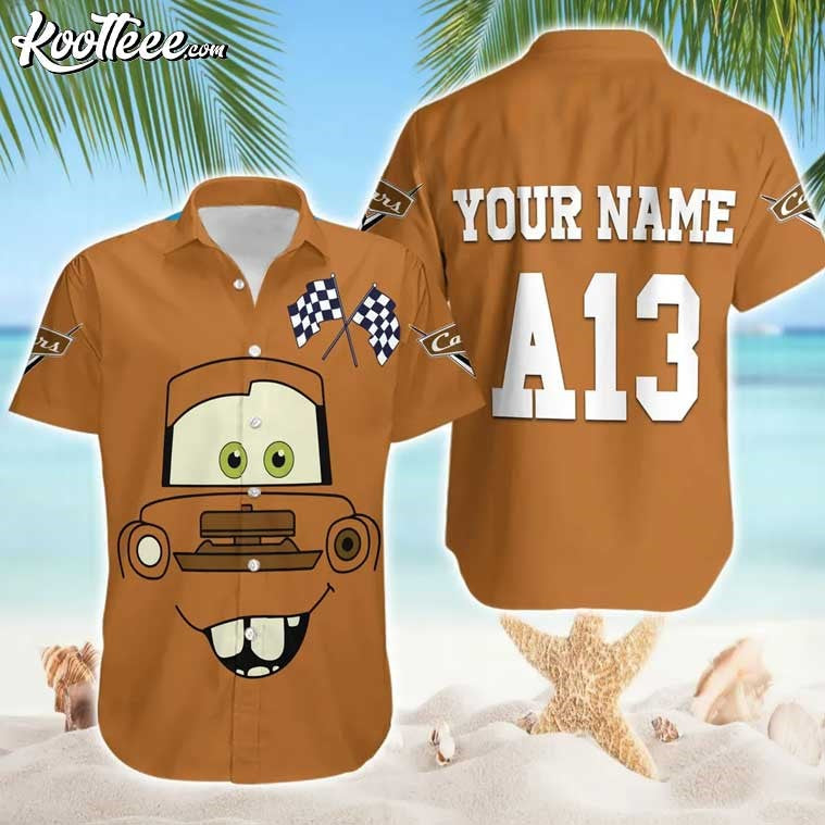 Cars Tow Mater Custom Hawaiian - Adult & Kids T-Shirts, Sweatshirts & Hoodies apparel design preview 1
