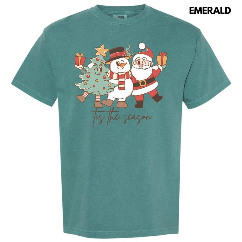 Cartoon Tis Season Comfort Colors 'NLB' - Adult & Kids T-Shirts, Sweatshirts & Hoodies apparel design preview 1