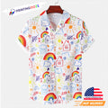 Cartoon Rainbow Doodle Print Funny Hawaiian - Adult & Kids T-Shirts, Sweatshirts & Hoodies apparel design preview 1