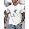 Cartoon Skeleton Playing Guitar Print Novel Casual - Adult & Kids T-Shirts, Sweatshirts & Hoodies apparel design preview 1