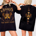 Cassian Commander Night Court Bat Acotar Crescent - Adult & Kids T-Shirts, Sweatshirts & Hoodies apparel design preview 1