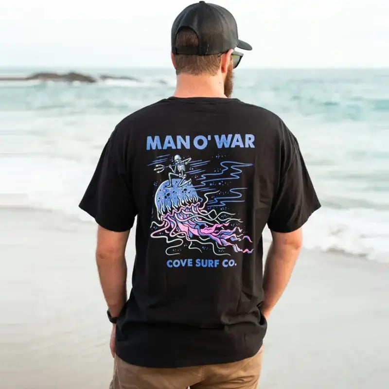 Casual Man O' War Print Menswear Top Streetwear - Adult & Kids T-Shirts, Sweatshirts & Hoodies apparel design preview 1