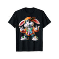 Casual Outing Easter Bunny Rapper 100% Cotton Black - Adult & Kids T-Shirts, Sweatshirts & Hoodies apparel design preview 1