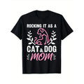 Cat Dog Mom Fur Mama Made USA - Adult & Kids T-Shirts, Sweatshirts & Hoodies apparel design preview 1