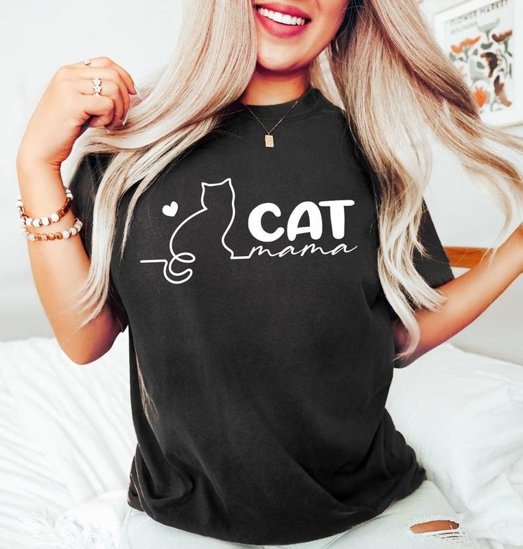 Cat Mama Mom - Adult & Kids T-Shirts, Sweatshirts & Hoodies apparel design preview 1