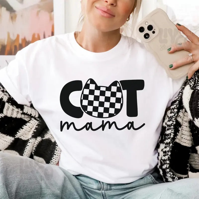Cat Mama Casual Fabric Comfortable Top - Adult & Kids T-Shirts, Sweatshirts & Hoodies apparel design preview 1