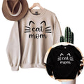 Cat Mom Mama - Adult & Kids T-Shirts, Sweatshirts & Hoodies apparel design preview 1