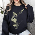 Cat Playing Guitar Funny Animals - Adult & Kids T-Shirts, Sweatshirts & Hoodies apparel design preview 1