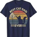 Cat Best Dad Ever Funny - Adult & Kids T-Shirts, Sweatshirts & Hoodies apparel design preview 1
