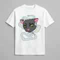 Cat Smoking Funny Y2k Vintage 2000s Nostalgia Cotton - Adult & Kids T-Shirts, Sweatshirts & Hoodies apparel design preview 1