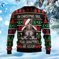 Cat Your Ornaments Are History Ugly Christmas Sweater - Holiday Gift product image