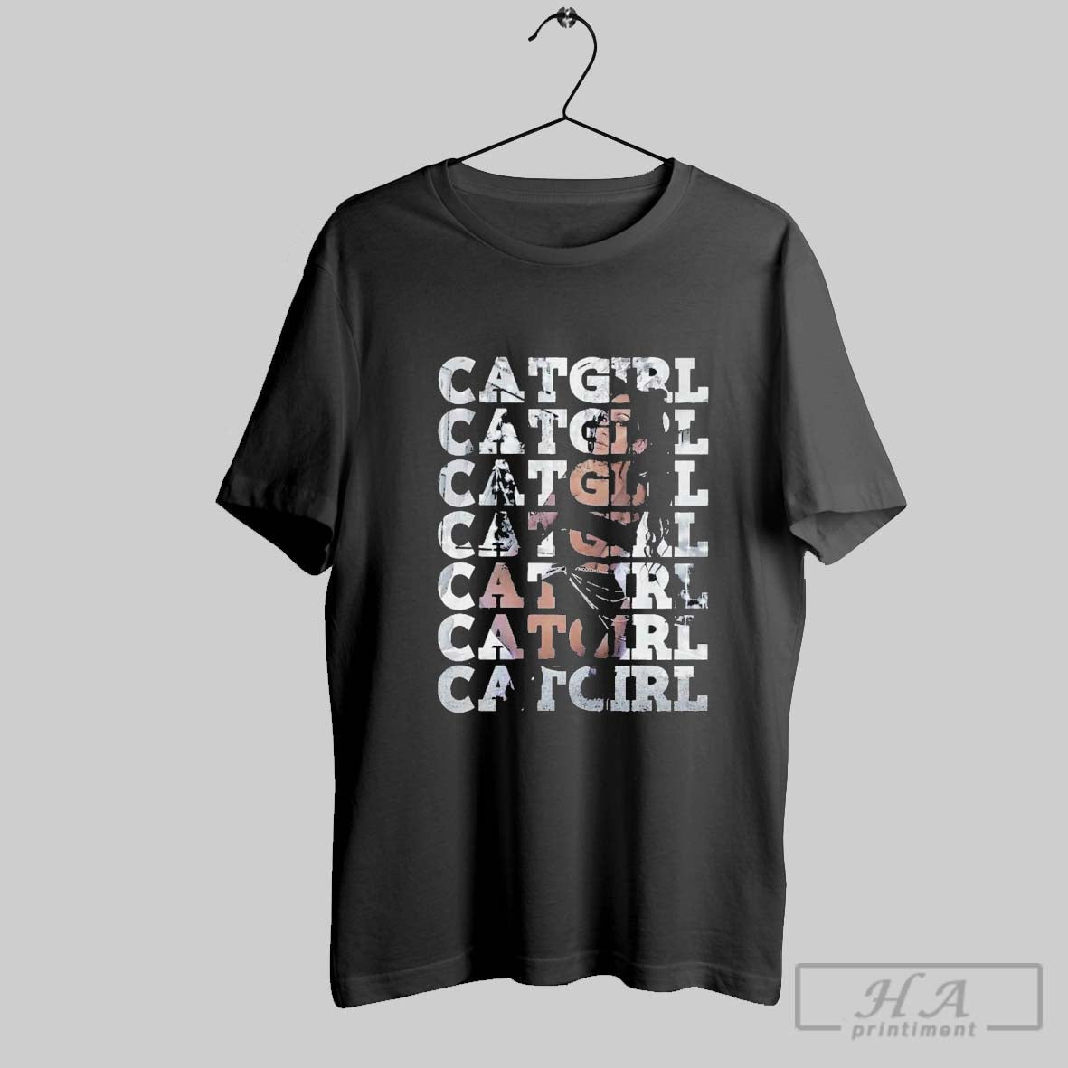 Catgirl Firedancer - Adult & Kids T-Shirts, Sweatshirts & Hoodies apparel design preview 1