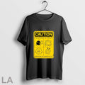 Caution Hazardous To Health Sign - Adult & Kids T-Shirts, Sweatshirts & Hoodies apparel design preview 1
