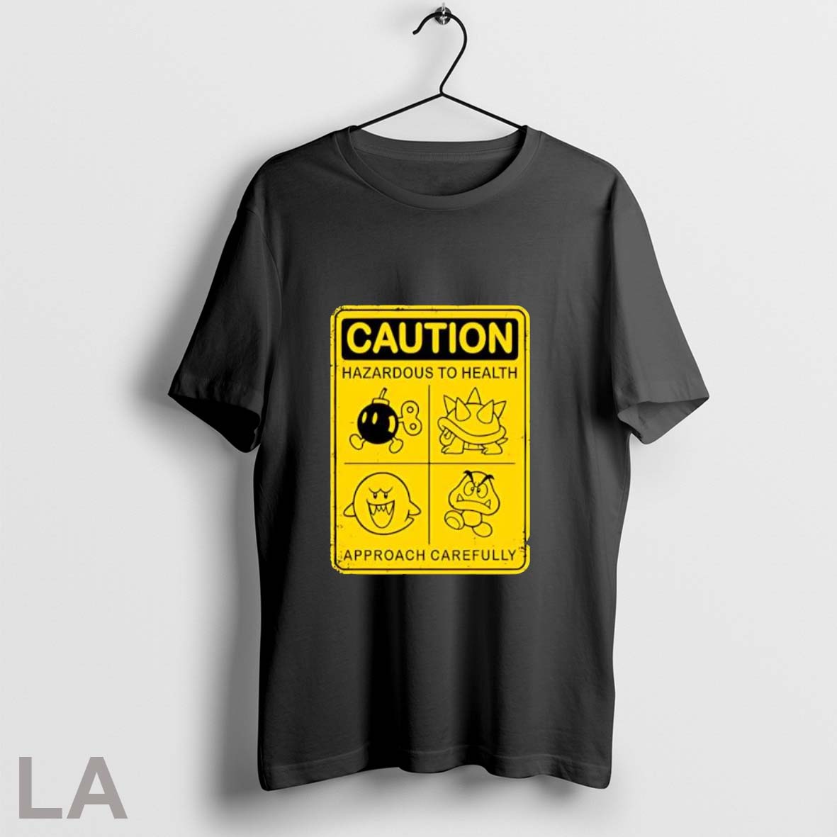 Caution Hazardous To Health Sign - Adult & Kids T-Shirts, Sweatshirts & Hoodies apparel design preview 1