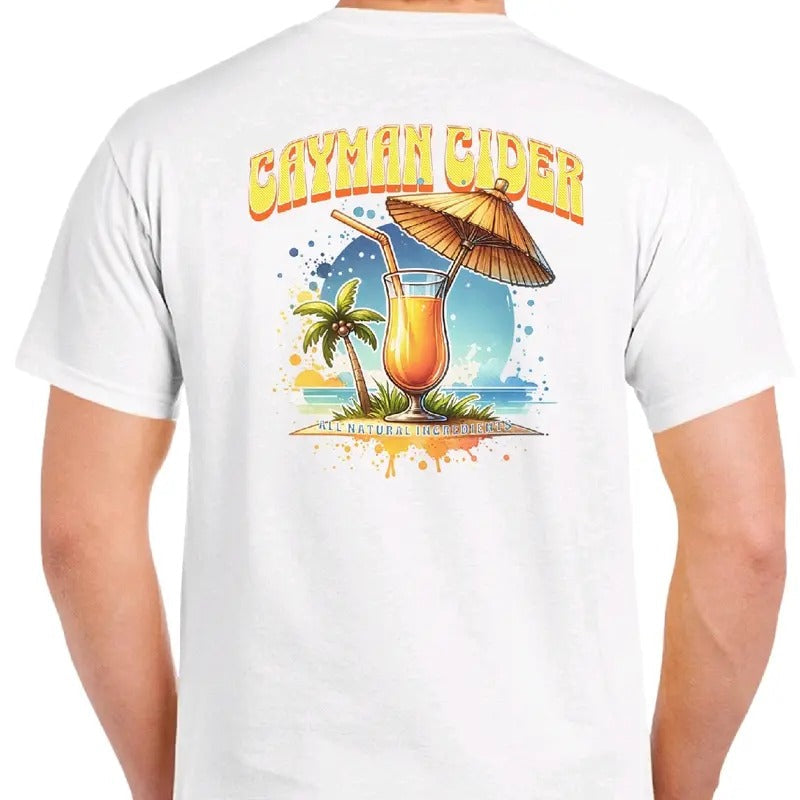 Cayman Cider Funny Menswear Humor Casual Cotton - Adult & Kids T-Shirts, Sweatshirts & Hoodies apparel design preview 1