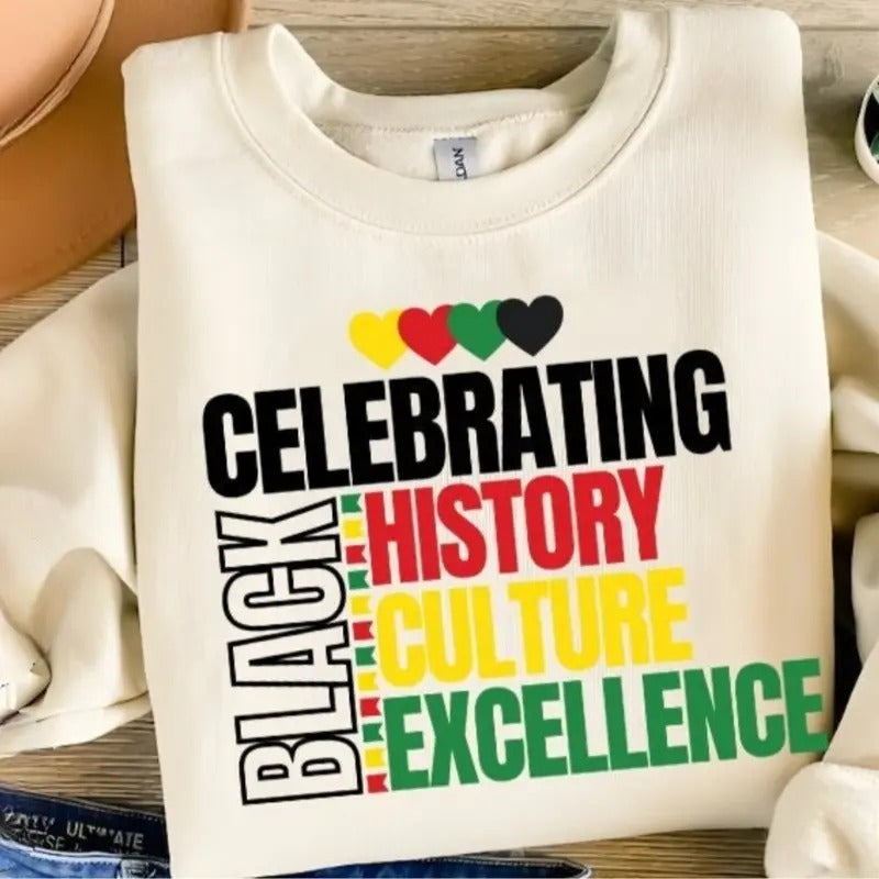Celebrating Black History Month African American - Adult & Kids T-Shirts, Sweatshirts & Hoodies apparel design preview 1