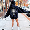 Celestial Boho Sun Moon Phase Back Print Whimsigoth - Adult & Kids T-Shirts, Sweatshirts & Hoodies apparel design preview 1