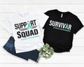 Cervical Cancer Awareness Survivor Matching Support - Adult & Kids T-Shirts, Sweatshirts & Hoodies apparel design preview 1