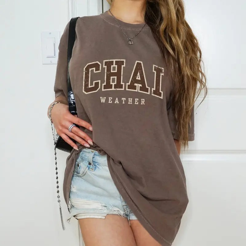 Chai Tea Coffee Latte Pumpkin Spice Autumn Fall Cute - Adult & Kids T-Shirts, Sweatshirts & Hoodies apparel design preview 1