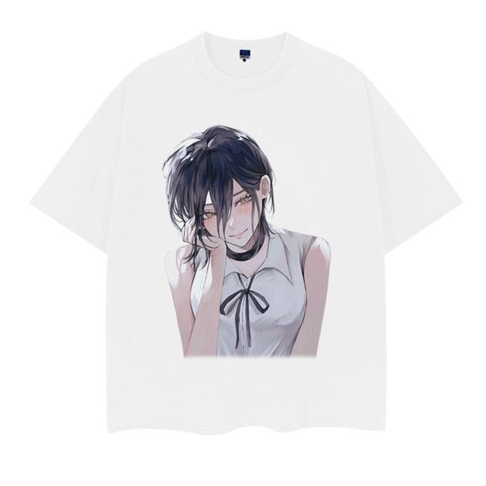 Chainsaw Man "Gentle Reze" Vintage Anime 100% Cotton - Adult & Kids T-Shirts, Sweatshirts & Hoodies apparel design preview 1