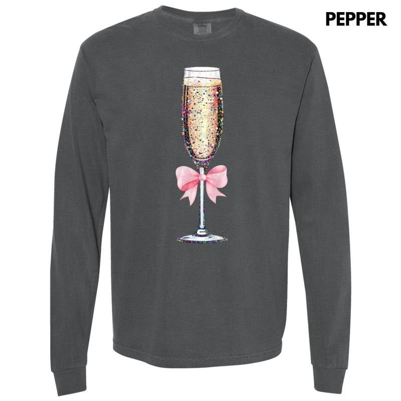 Champagne Coquette Comfort Colors - Adult & Kids T-Shirts, Sweatshirts & Hoodies apparel design preview 1