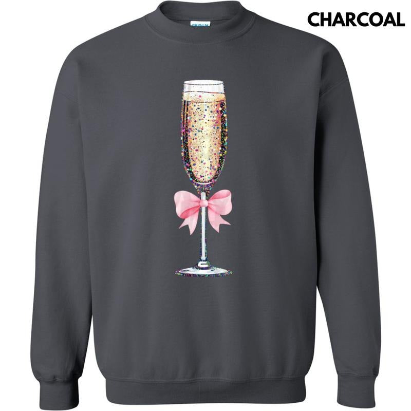 Champagne Coquette - Adult & Kids T-Shirts, Sweatshirts & Hoodies apparel design preview 1