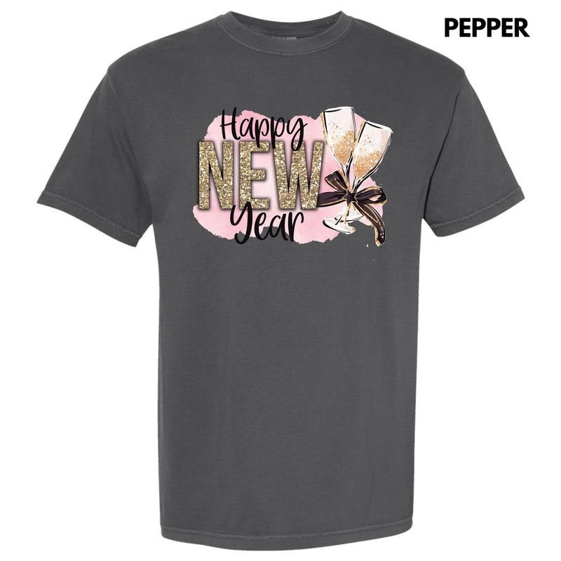 Champagne New Year Comfort Colors 'NLB' - Adult & Kids T-Shirts, Sweatshirts & Hoodies apparel design preview 1